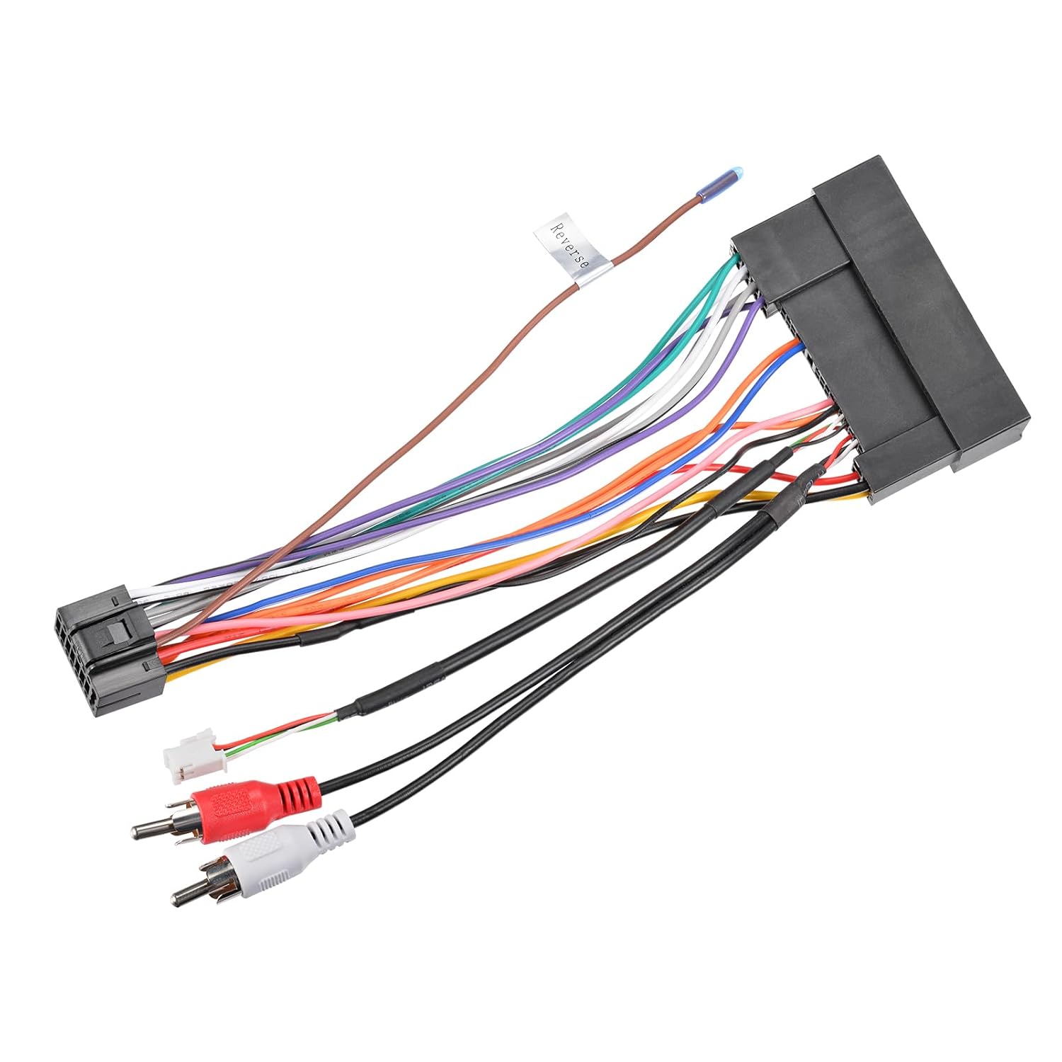 GODPEE Arnés de cableado de radio de coche 2RCA Adaptador de repuesto XE47 para vehículos Hyundai Kia 10-19 seleccionados