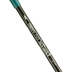 Uchida Marvy – Rotulador de punta extra fina Le Plume II de doble extremo, suministros de arte, color verde azulado Uchida Marvy – Rotulador de punta extra fina Le Plume II de doble extremo, suministros de arte, color verde azulado