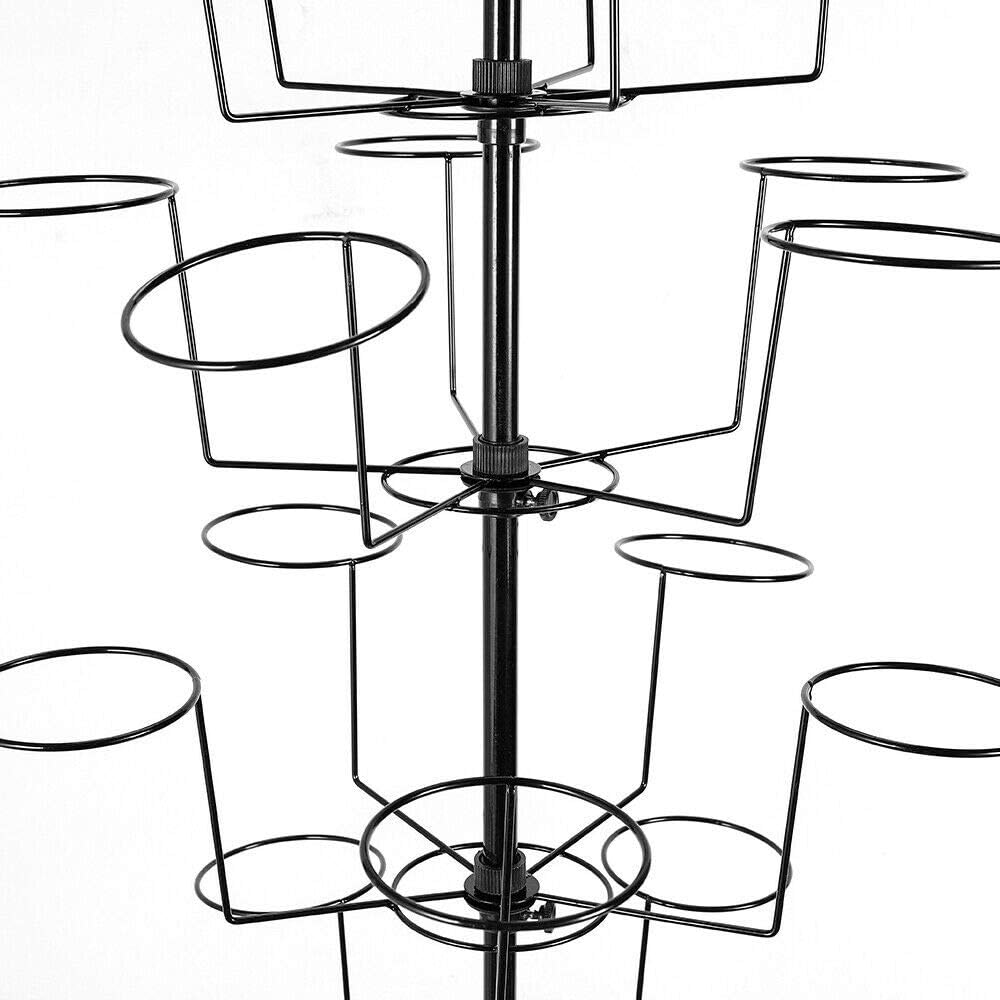 TFCFL Soporte para sombreros de 7 niveles, soporte de exhibición de sombreros, organizador de sombreros de béisbol, estante de sombrero de vaquero,