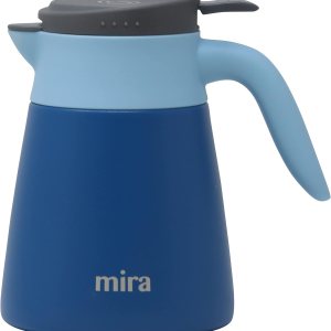 MIRA Servidor de jarra de café aislado, dispensador de café de acero inoxidable, 27 oz (27.1 fl oz), azul rey MIRA Servidor de jarra de café aislado, dispensador de café de acero inoxidable, 27 oz (27.1 fl oz), azul rey