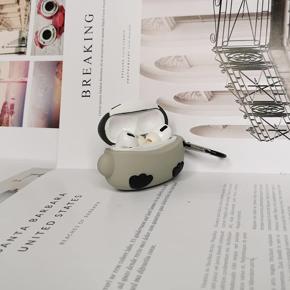 Funda compatible con Airpod Pro 2019 Gen Penguin, silicona Kawaii divertida linda caricatura 3D diseño animal elegante para hombres y mujeres, funda