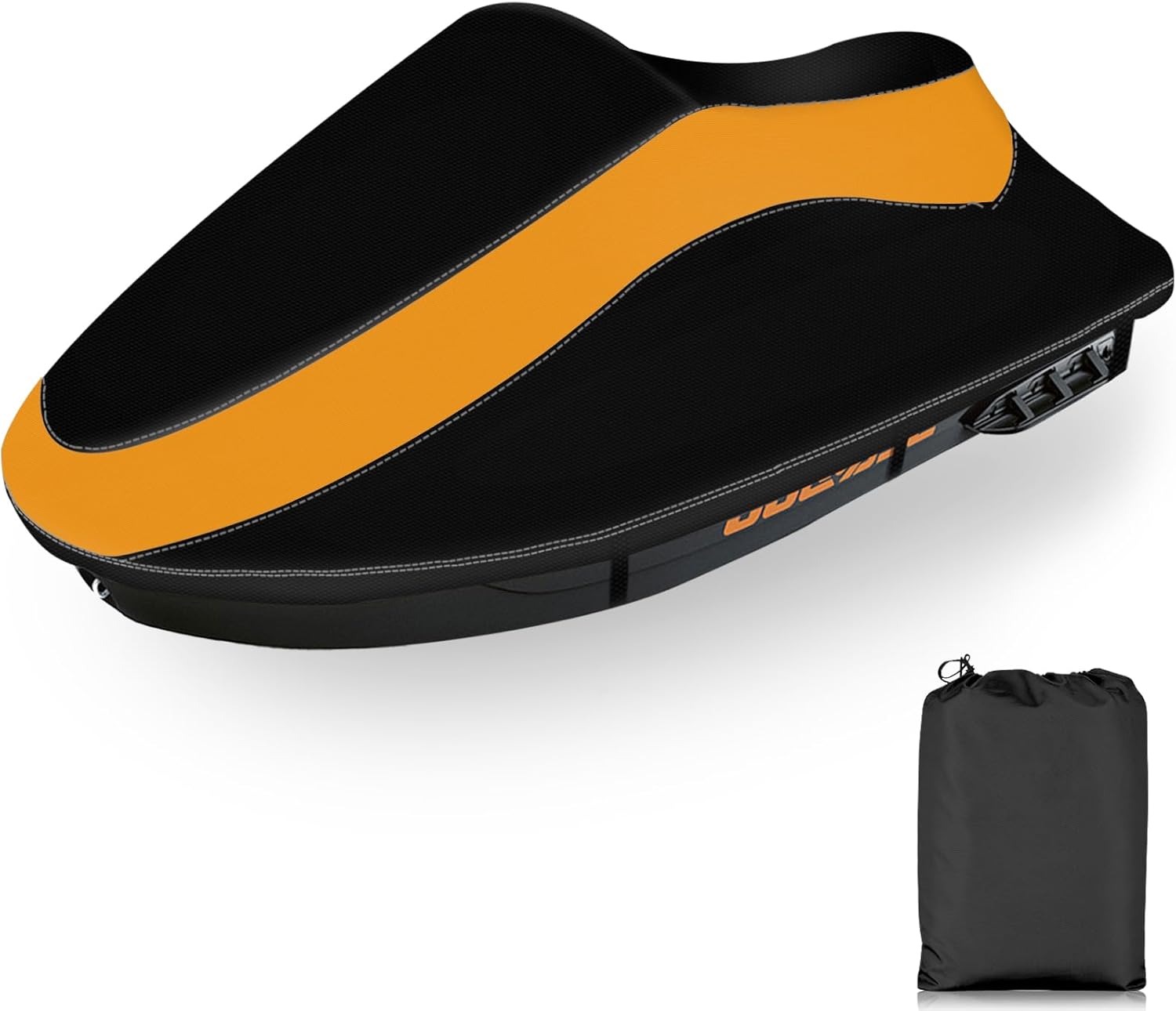 Funda para moto acuática, impermeable, resistente al desgarro y a la decoloración, con 3 hebillas resistentes al viento y ventilación de aire