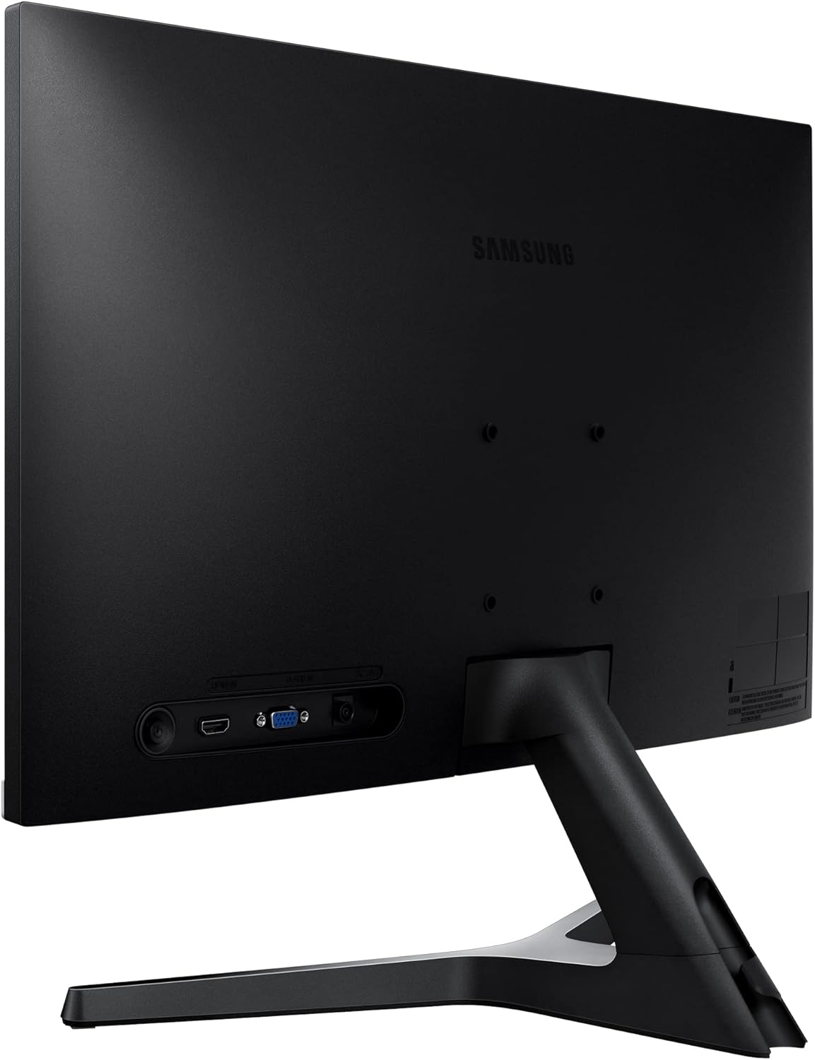 SAMSUNG Monitor LS24R LED FHD AMD FreeSync de 24 pulgadas con diseño sin bisel, negro – 23.8″ 1080P 169 75Hz, panel VA, HDMI, D-sub, relación de