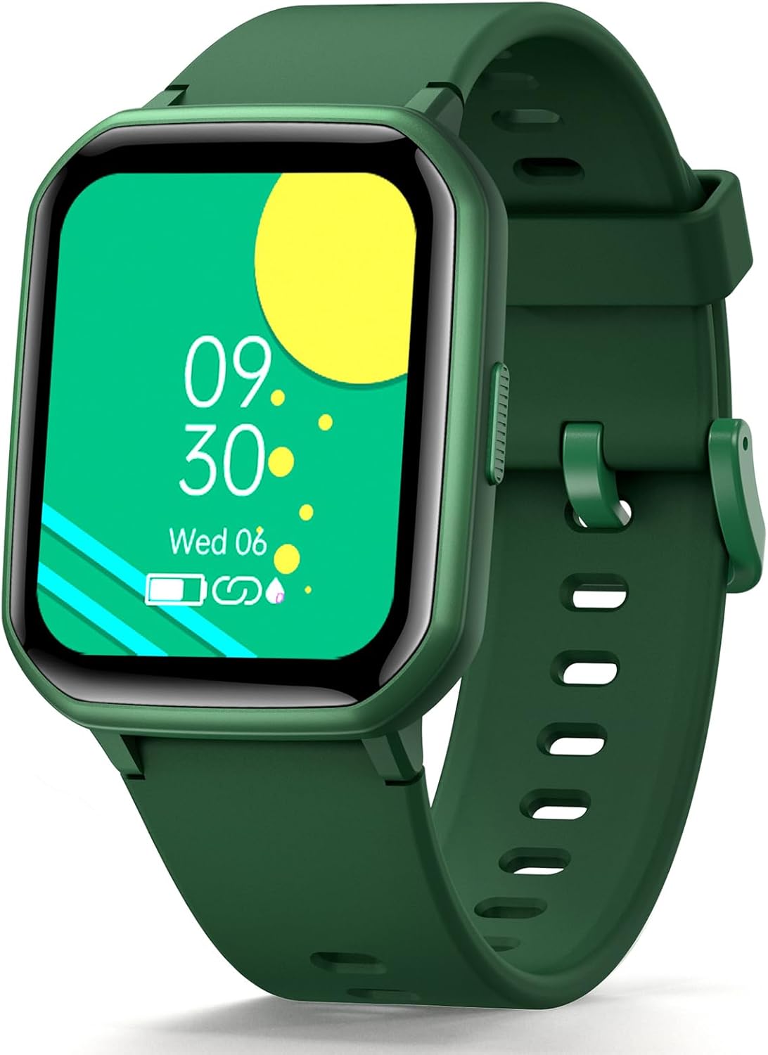 YOUSOKU Reloj inteligente para niños y niñas, reloj de seguimiento de actividad física para niños, esfera de bricolaje de 1.5 pulgadas, 19 modos