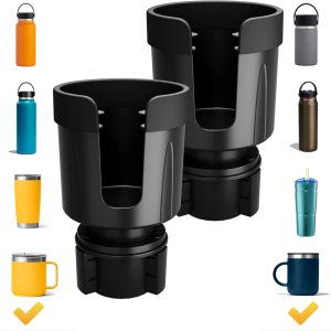 Expansor de portavasos para automóvil  Expansor de portavasos de coche con base ajustable  Se adapta a Yeti, Nalgene, Hydro Flask, botellas de 1040 Expansor de portavasos para automóvil  Expansor de portavasos de coche con base ajustable  Se adapta a Yeti, Nalgene, Hydro Flask, botellas de 1040