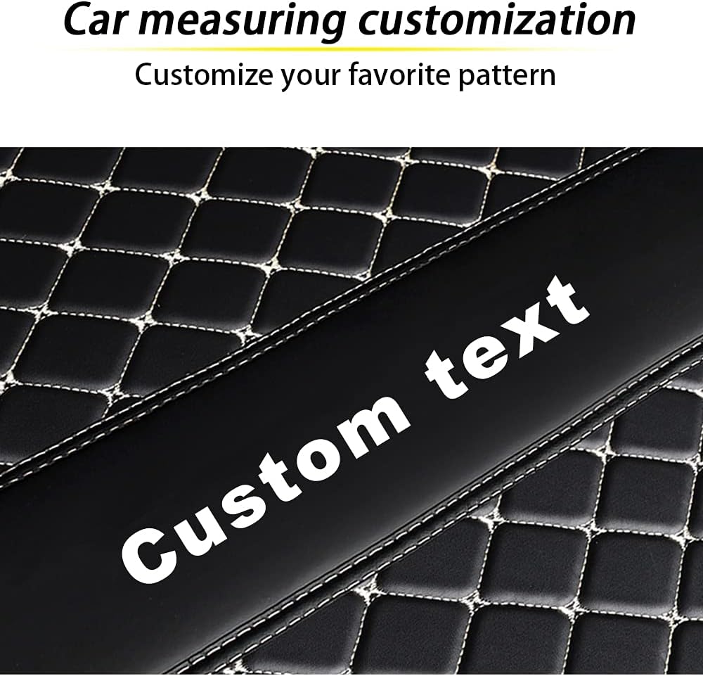 Alfombrillas de cuero para automóvil, ajuste personalizado, forro de carga para sedán, SUV, camión, asiento trasero, cubierta de automóvil para