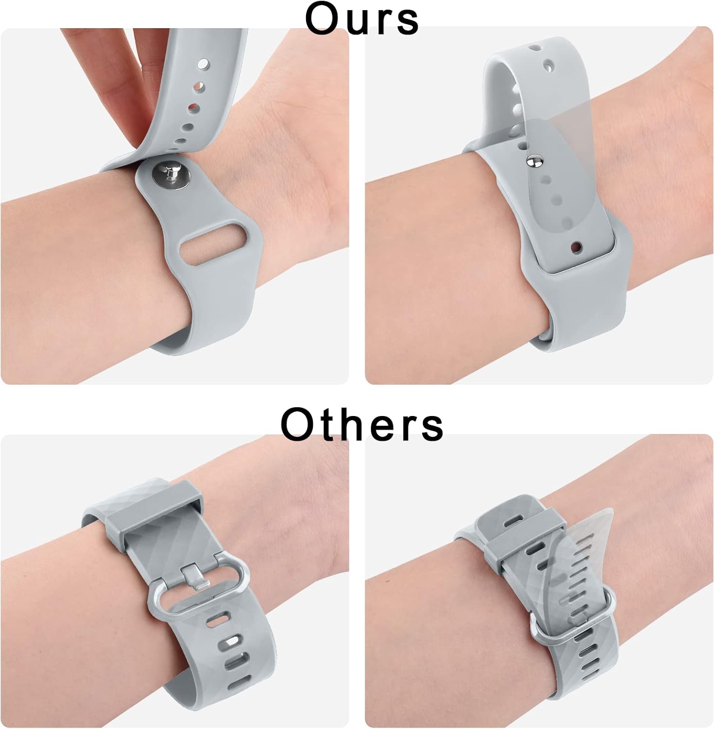 Wanme Compatible con Garmin Vivoactive 4 Bands, Garmin Venu 2 Band para mujeres y hombres, correa de repuesto de silicona suave de 0.866 pulgadas