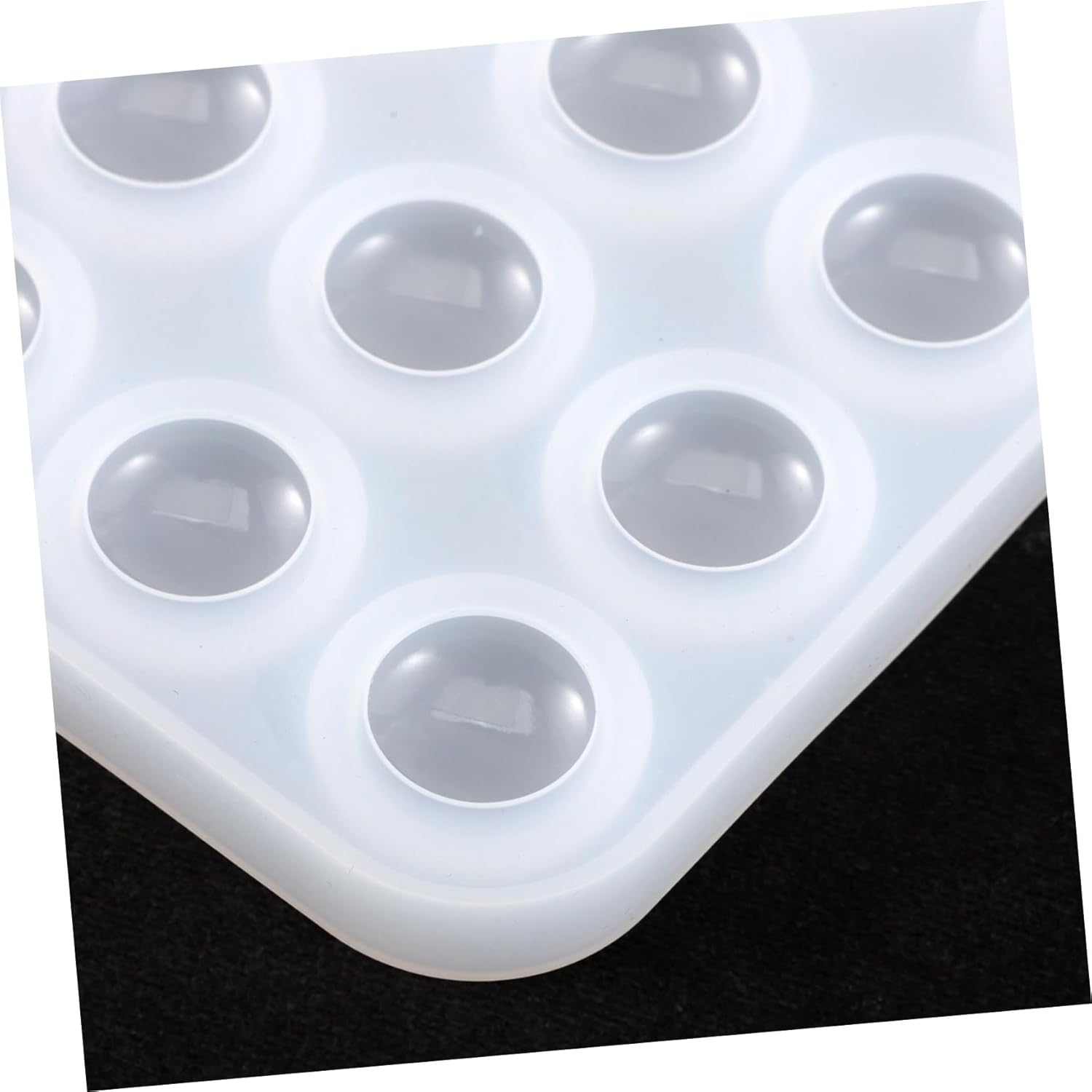 Moldes redondos de silicona para resina Molde de para resina de gelatinas plantillas redondas de resina para manualidades, moldes de resina, moldes
