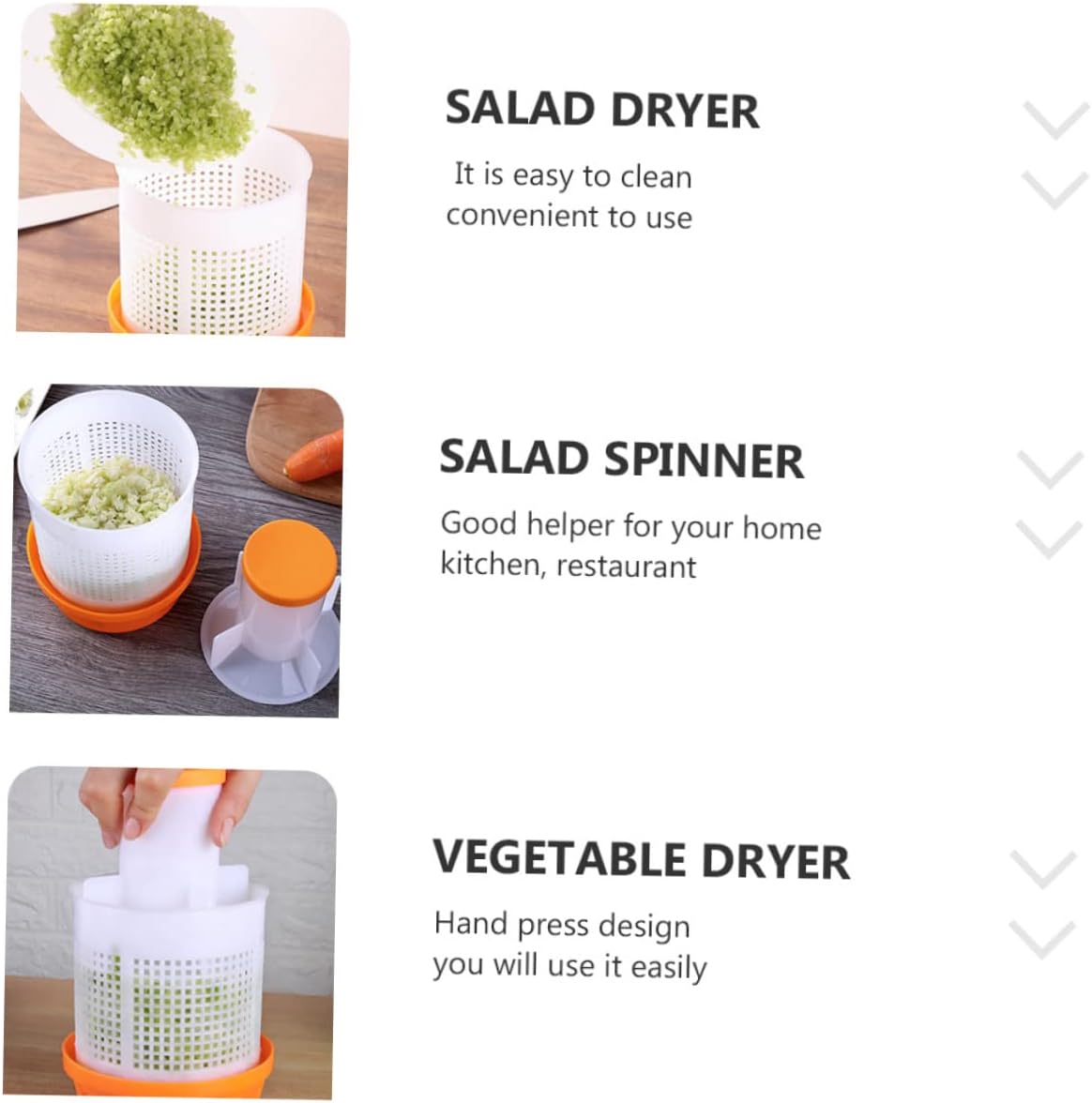 HOMSFOU Deshidratador de relleno de vegetales, deshidratador de relleno de desidratadoras d alimentos, colador de ensalada, deshidratador de
