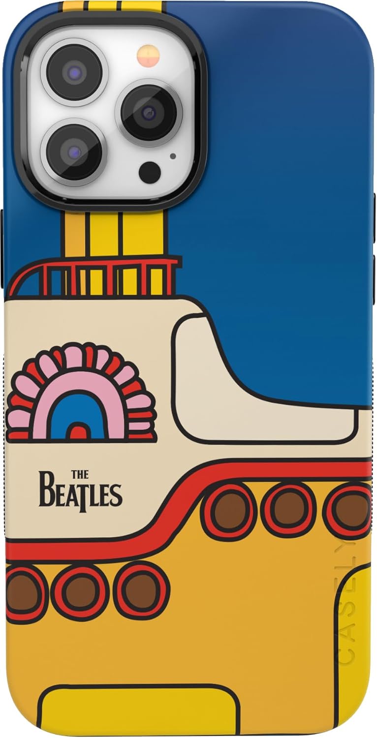 Casely Funda diseñada para iPhone 13 Pro  Beatles  Yellow Submarine  Funda atrevida compatible con MagSafe