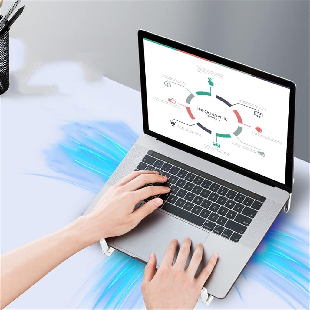 NeNew – Soporte para radiador de computadora portátil, base de soporte de almacenamiento portátil para ventilador silencioso