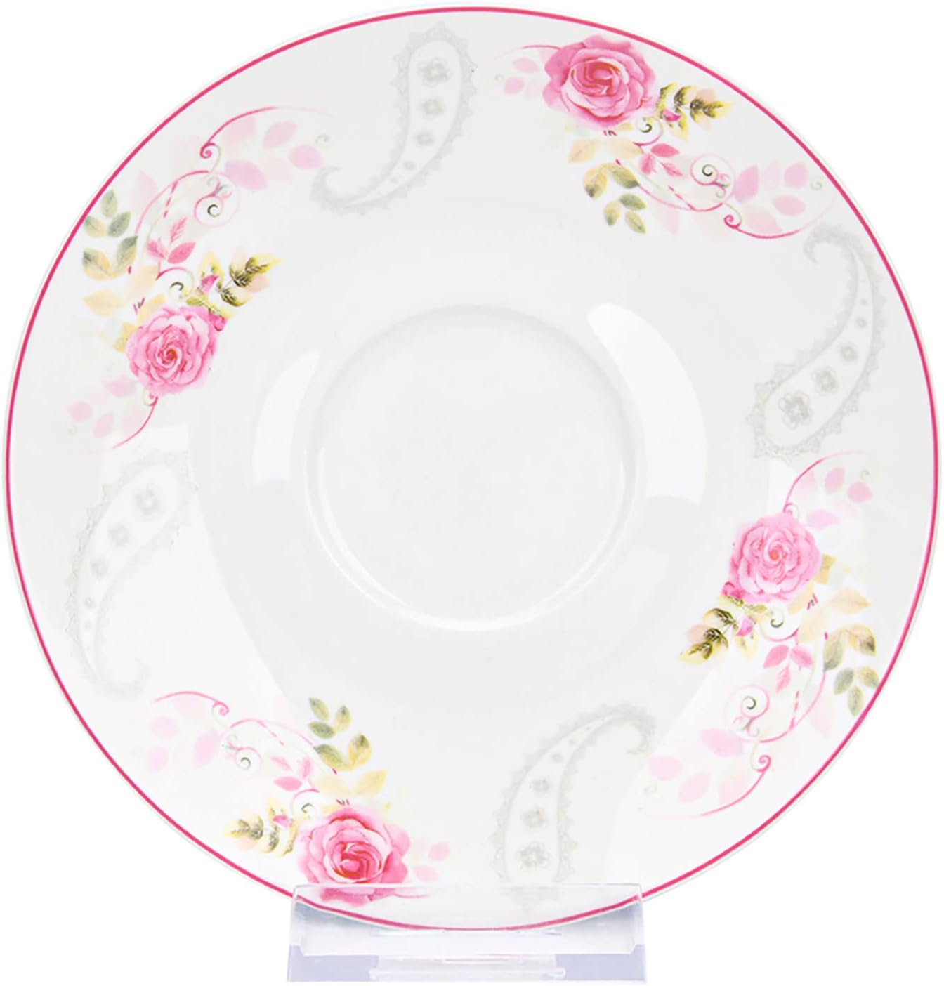 Juego de té para mujer, tazas de café para bebidas calientes, juego de 5 piezas para 2 con toalla de cortesía, taza de té de boda y platillo para
