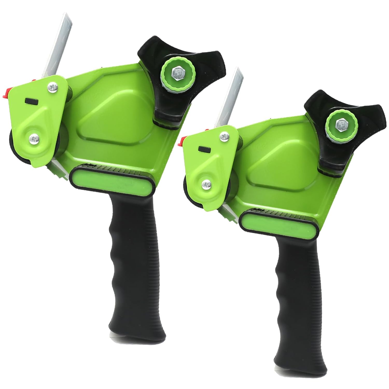 WELSTIK Pistola de cinta solución de embalaje rápida y conveniente para dispensar cinta de 2 pulgadas, paquete de 2 unidades, color verde