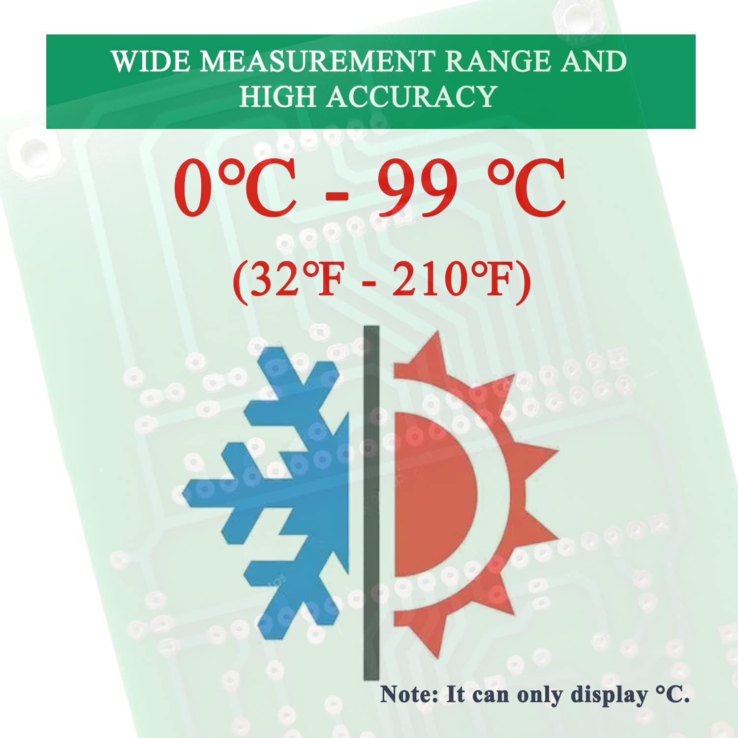 Kits de práctica de soldadura DIY DS18B20 Módulo de sensor de temperatura Kits electrónicos DIY Kit de proyecto de soldadura 32.0-210.2 F (32-210)