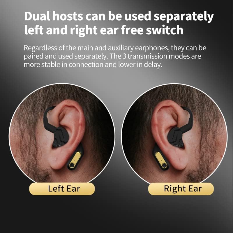 Linsoul KZ AZ15 – Gancho inalámbrico Bluetooth 5.2 mejorado con estuche de carga para auriculares IEMs, batería de larga duración, operación con un
