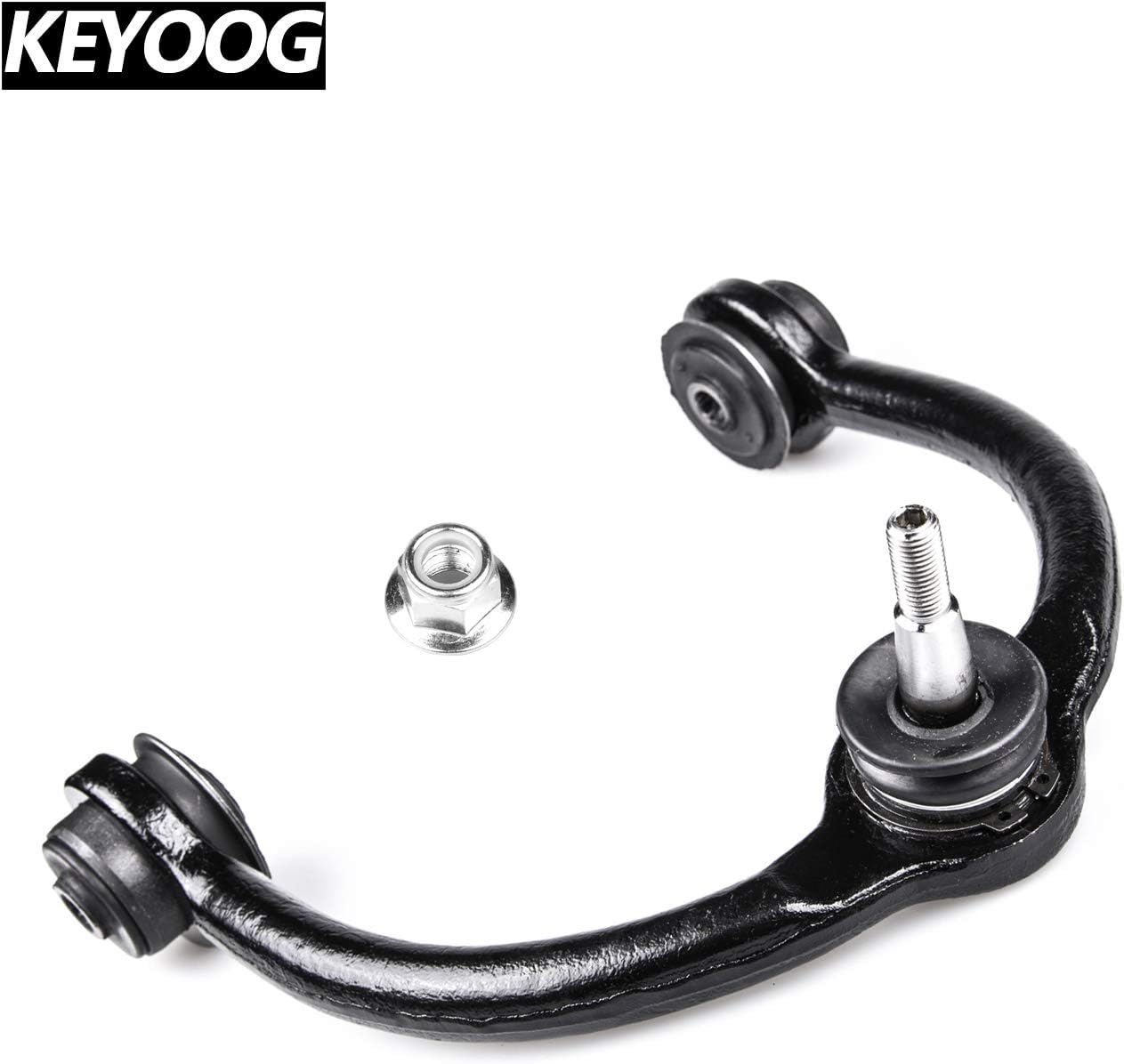 KEYOOG 2 piezas de brazo de control superior delantero y conjunto de rótula para 2006-2010 J-eep Commander 2005-2010 Jeep Grand Cherokee K620188 x2