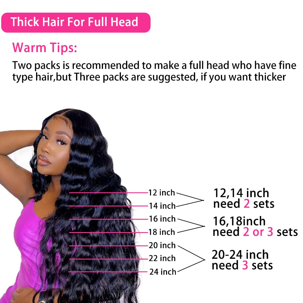 Pobokix Extensiones de cabello humano virgen brasileño con clip, para mujeres negras, 8 unidades, extensiones de cabello humano Remy con clip, 18