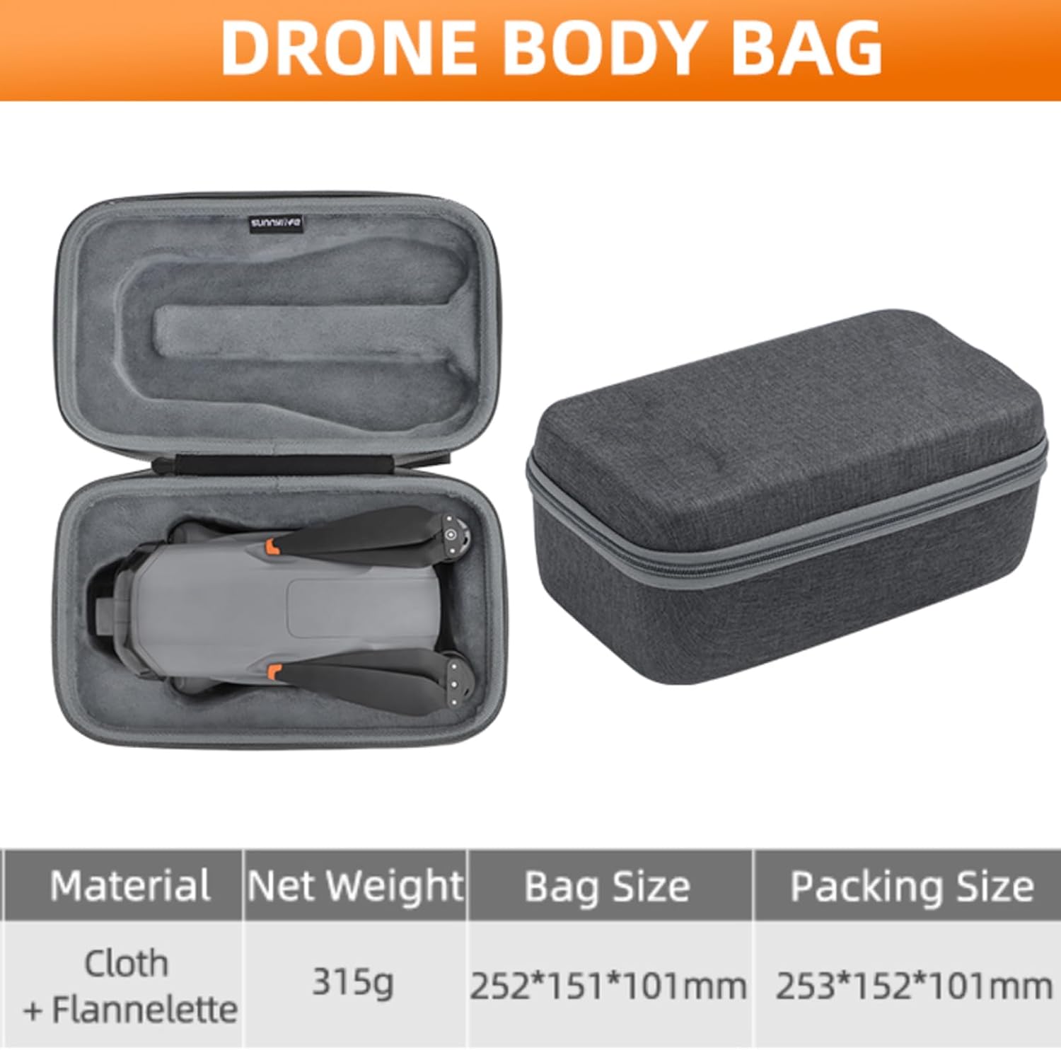 Funda de transporte multifuncional para DJI Air 3Mavic Air 3, para DJI RC 2RC-N1RC-N2, bolsa de almacenamiento de mano, juego cruzado de mano, caja