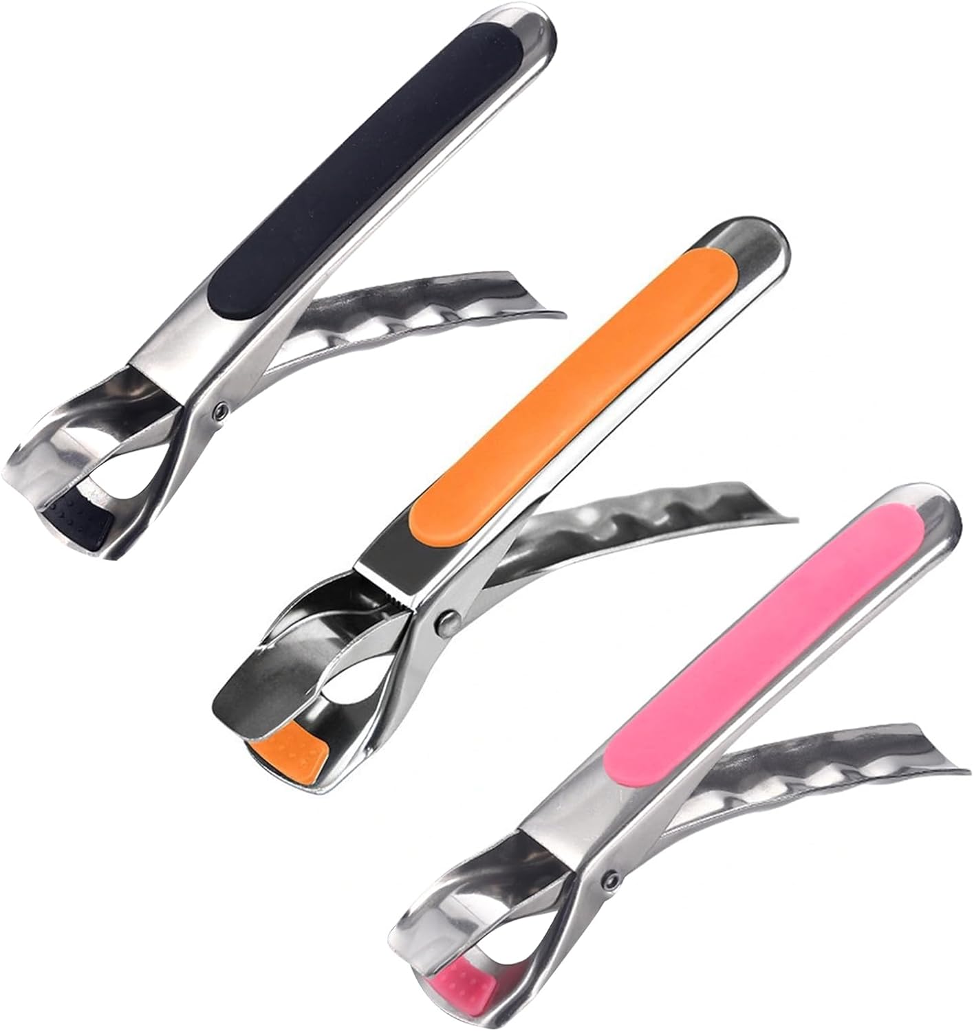 Soporte para olla de plato antiescaldamiento para cocina, abrazadera de acero inoxidable, clip anti-caliente, pinza levantador para microondas,