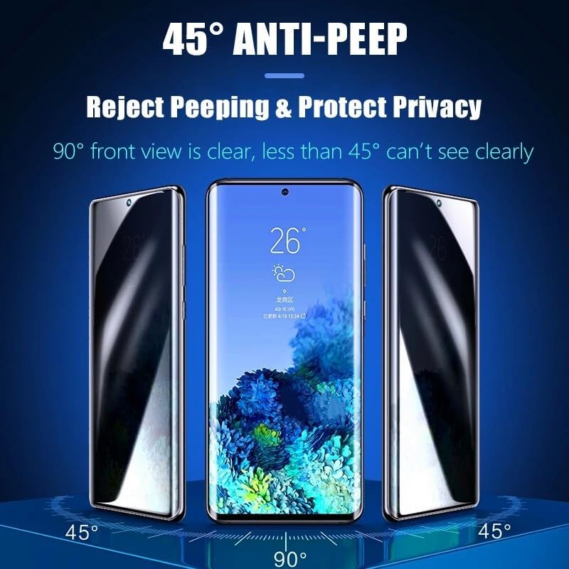 Paquete de 2 protectores de pantalla de hidrogel de privacidad para OnePlus Nord N30  Nord CE 3 Lite, película protectora de TPU flexible antiespía