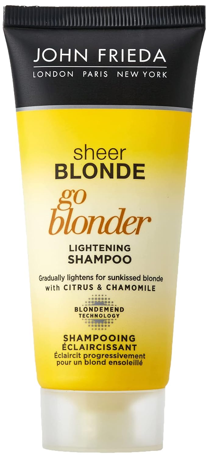 John Frieda Sheer Blonde Go Blonder Champú Aclarador Tamaño Viaje 1.7 fl oz