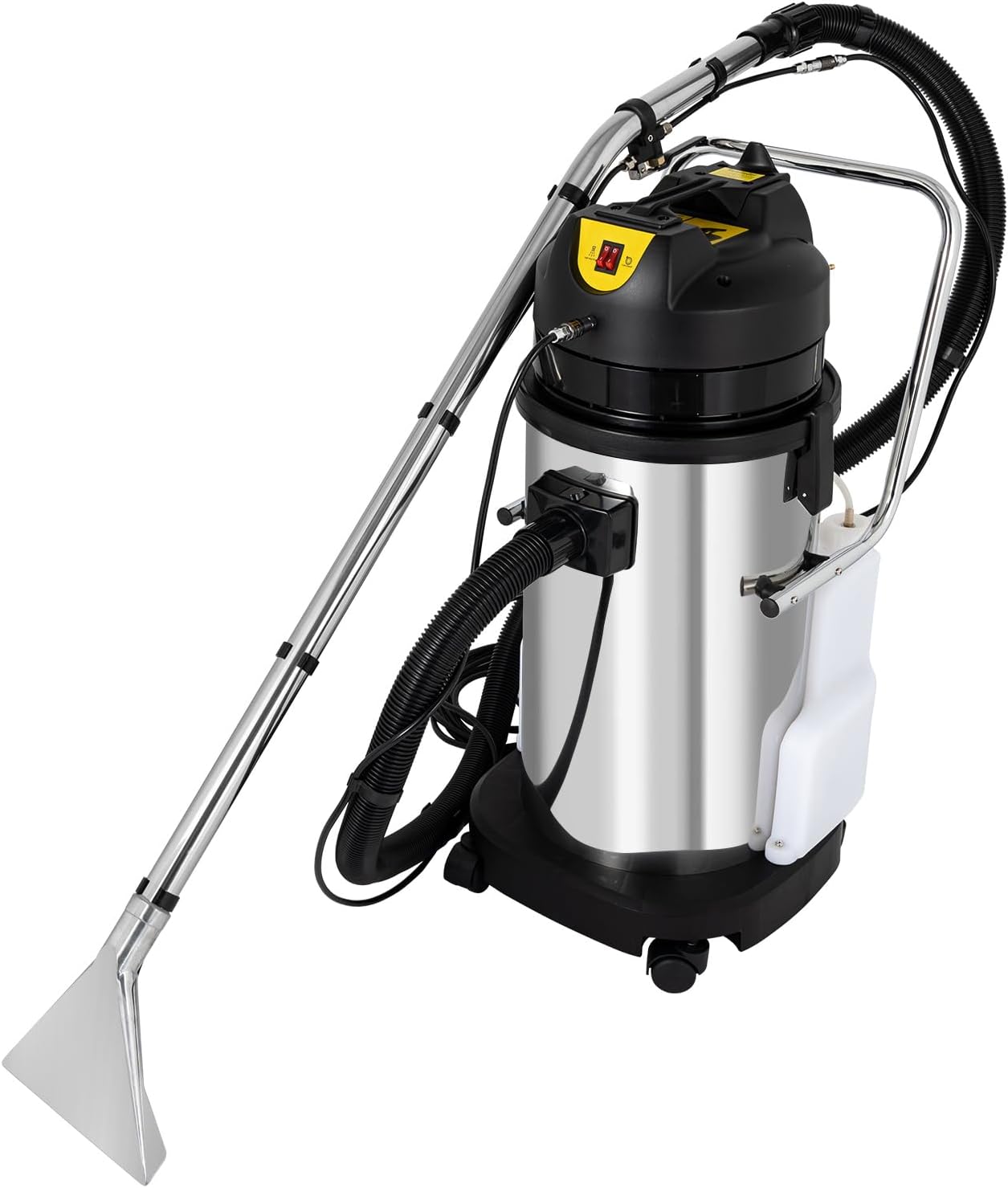 Máquina de limpieza, máquina de limpieza de alfombras, portátil multifunción aspirador extractor colector de polvo, limpiador limpio de acero