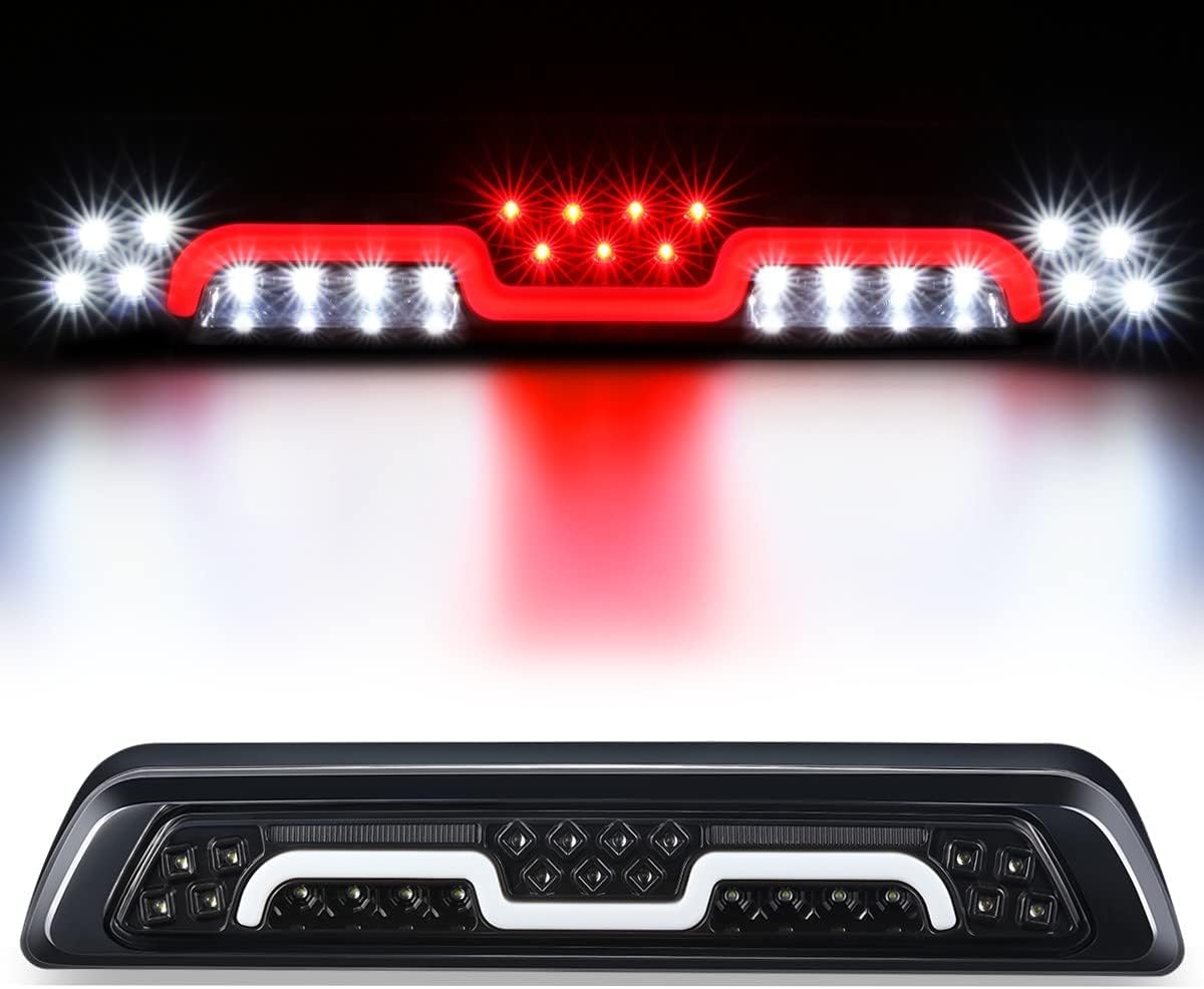 3BL-ZTL-009-CH Lente CLear LED 3D LED de 2 etapas secuencial tercera luz de freno compatible con Tundra 2007-2020