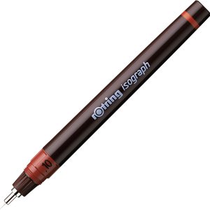 Rotring Isograph Plumas para dibujo técnico. Juego de 3 unidades, Marrón Rotring Isograph Plumas para dibujo técnico. Juego de 3 unidades, Marrón