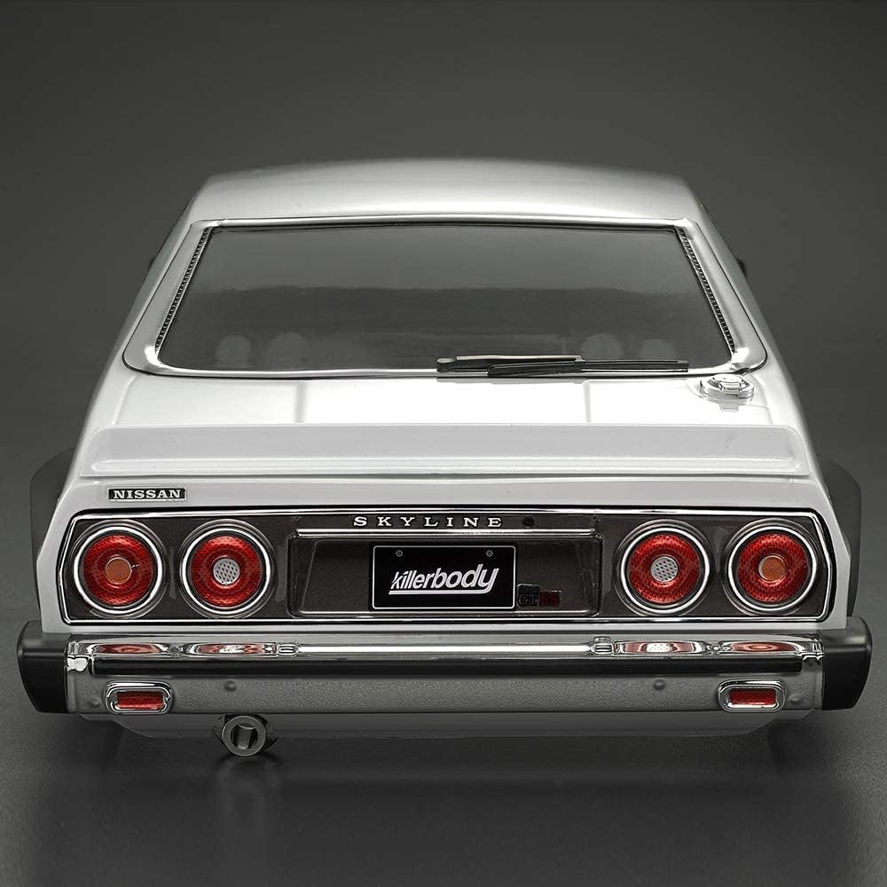 Novahobby Killerbody 110 RC Painted 1977 Skyline Hardtop 2000 GT-ES 7.677 in Touring Drift Carrocería (blanco)
