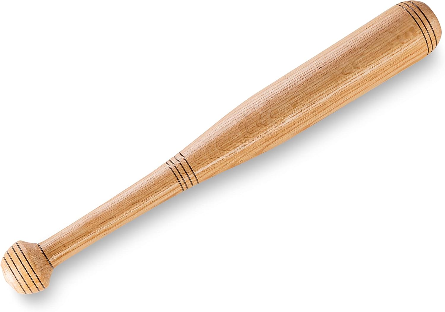 Bate de béisbol de madera maciza de roble, palo de bate de madera de roble, práctica de palo de defensa del hogar, bate de defensa personal, poder
