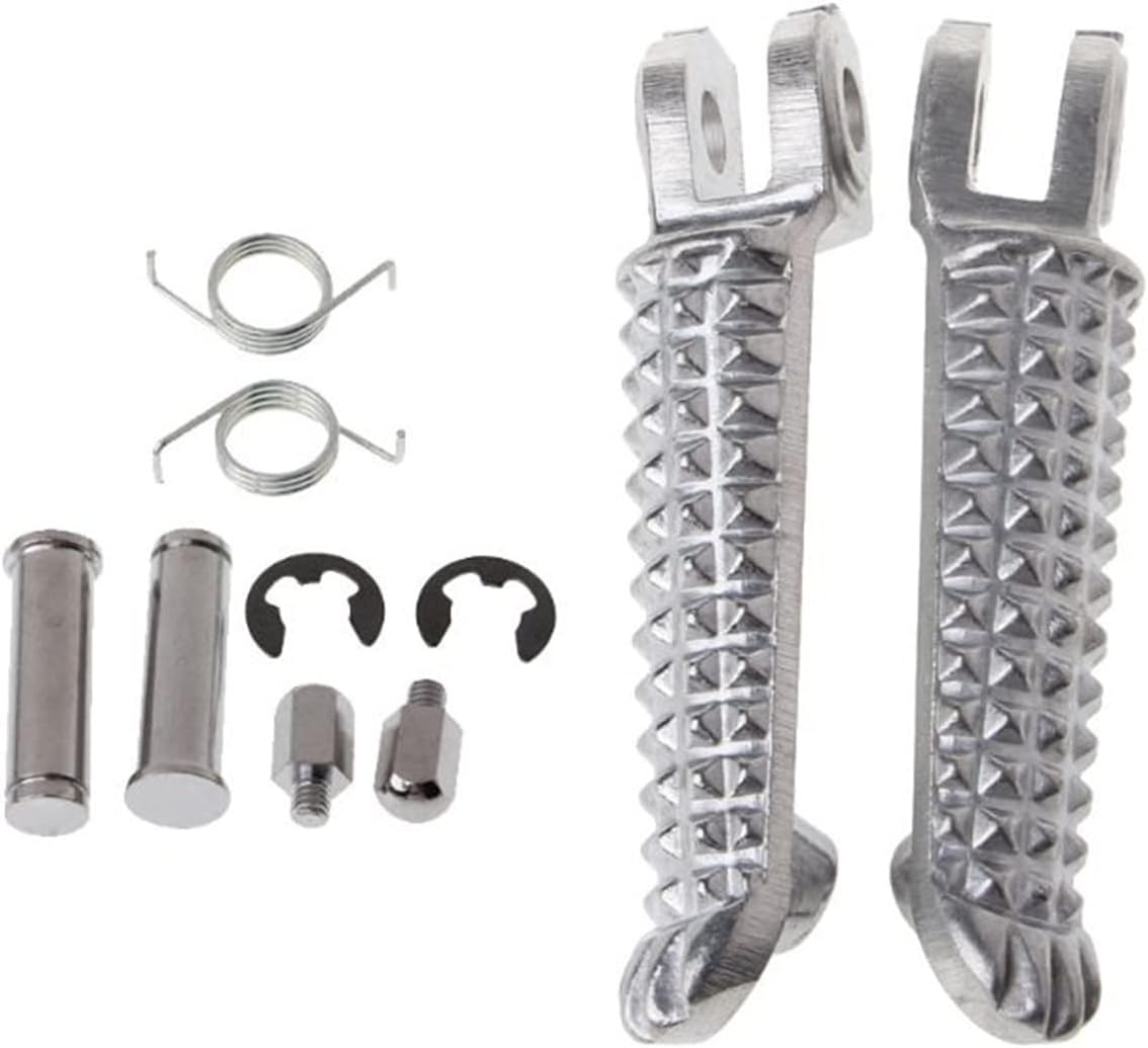 Foot Pegs Pedals Motorcycle Footrests for Yamaha for YZF R1 R6 R6S 1998-2012 2003-2008 2004 2005 2006 2007 Motorcycle Aluminum Front Footrests