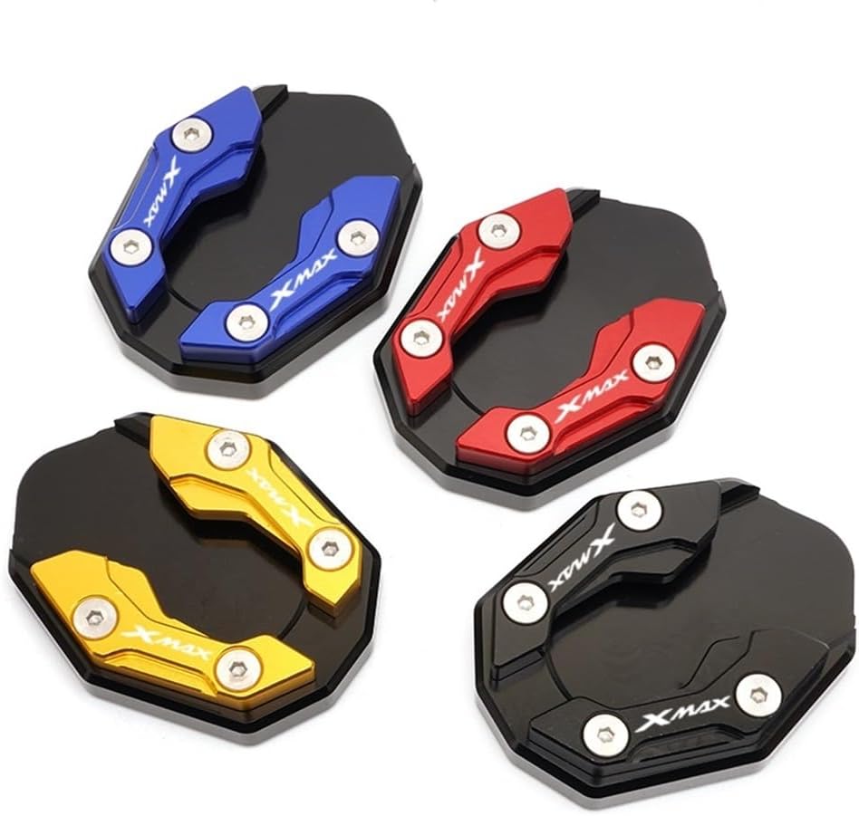 Motorcycle Side Stand pad for Y&AMAHA XAMX300 Xmax 300 X-MAX 350 2015-2021 2020 2019 CNC Motorcycle Kickstand Side Stand Enlarge Foot Extension Pad