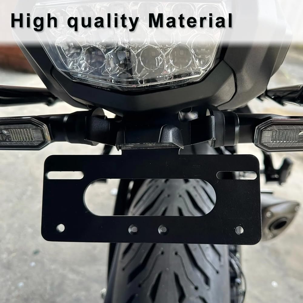 Xitomer Eliminador de guardabarros apto para GSX-S1000 GT 2022-2023, con luz LED, compatible con señal de giro OEMStock