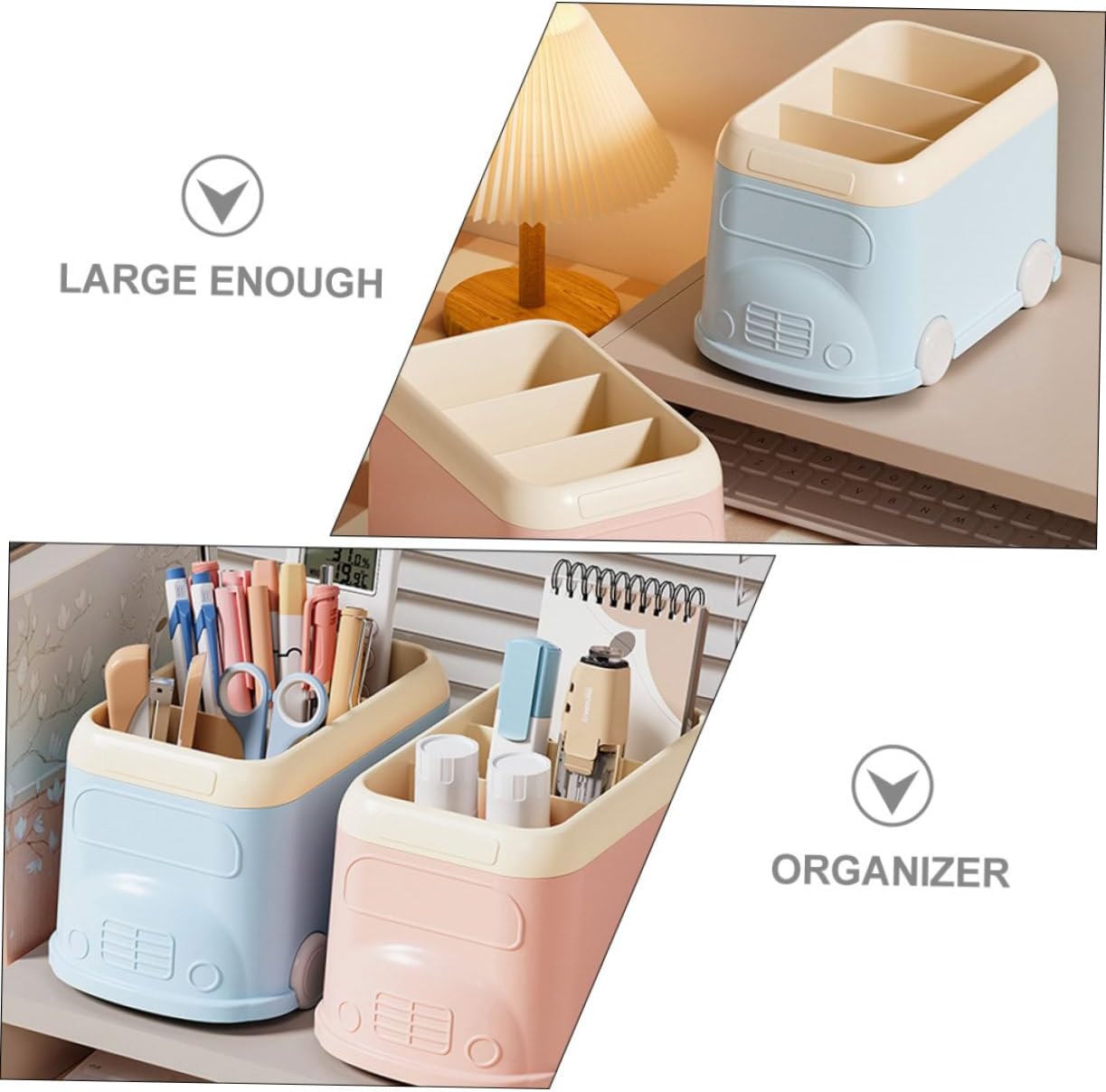 EXCEART Caja de almacenamiento Soporte para bolígrafos y lápices, soportes para lápices y organizadores, suministros de oficina, soporte para