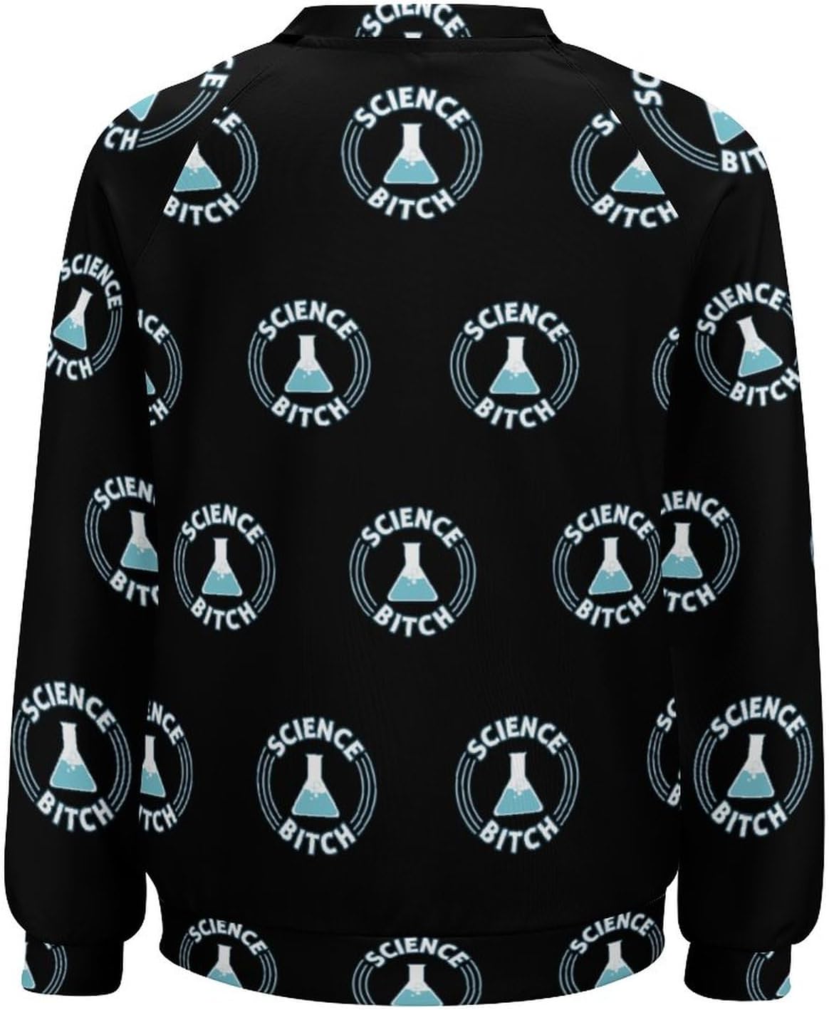Science Bitch Women’s Graphic Long Sleeve Sweatshirt Casual Crewneck Pullover Relaxed Fit Tops