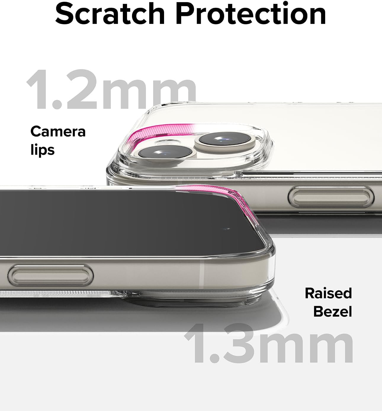 Ringke Air – Funda compatible con iPhone 15 Plus, delgada, transparente, flexible, ligera, delgada para mujeres, hombres, transparente