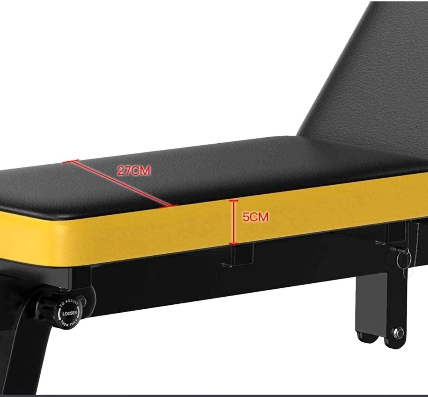 Adjustable Weight Bench – Fitness Dumbbell Bench – Weight Lifting Sit Up Ab Bench – Dumbbell Stool Folding – For Home Gym Workout FlatInclineDecline