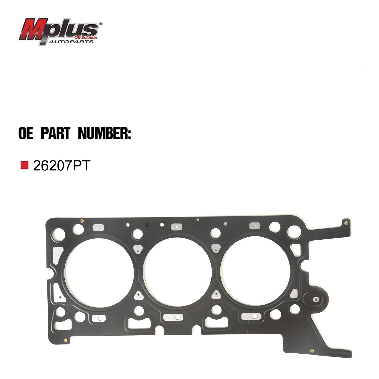 Mplus 26207PT – Junta de culata compatible con 02-07 para Mazda MPVpara Ford Escape Taurus Five Hundred Freestylepara Mercury Sable Montego 3.0L V6
