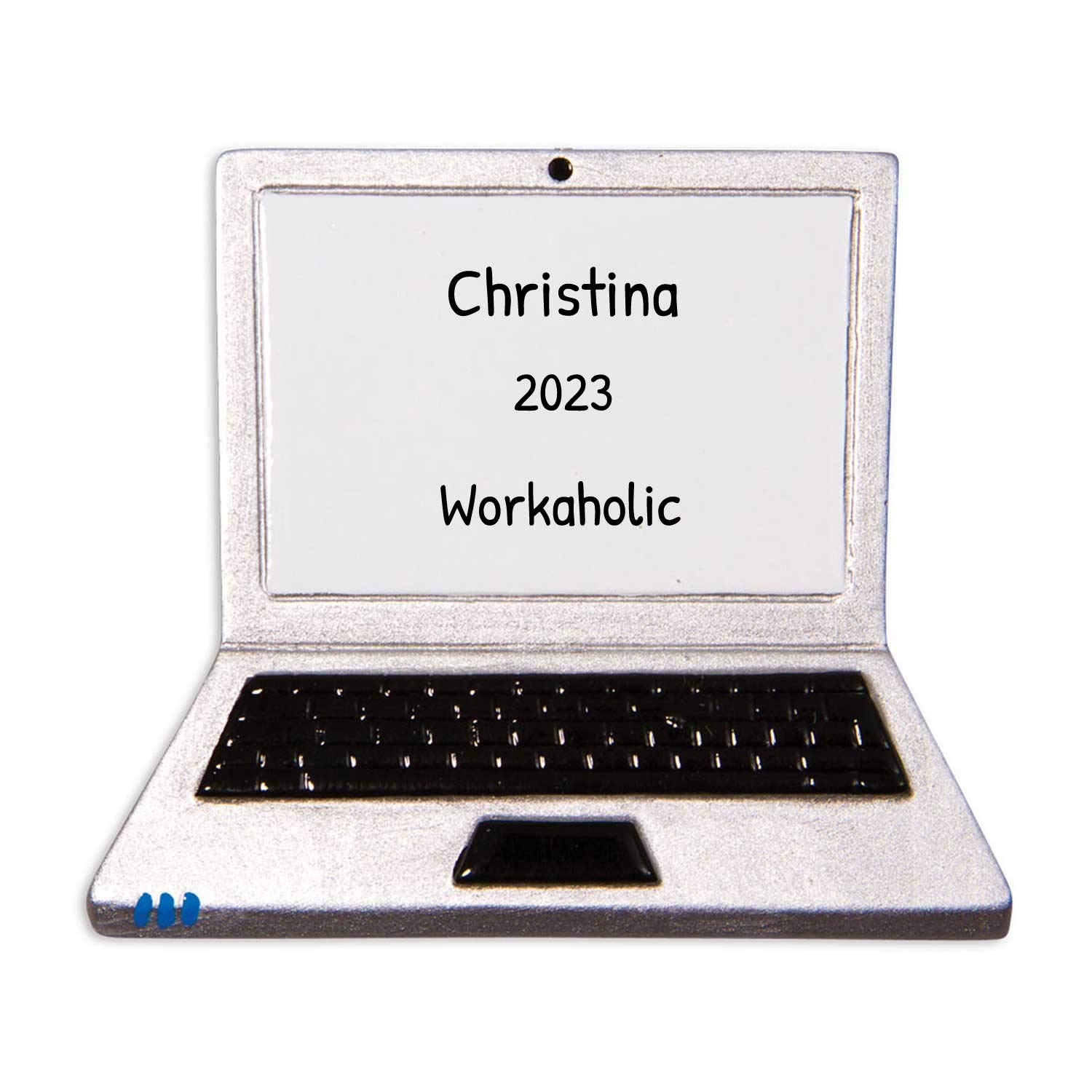 Adorno de Navidad personalizado para laptop, adorno de computadora, adorno de jugador de computadora, adorno de ingeniero informático, regalos de