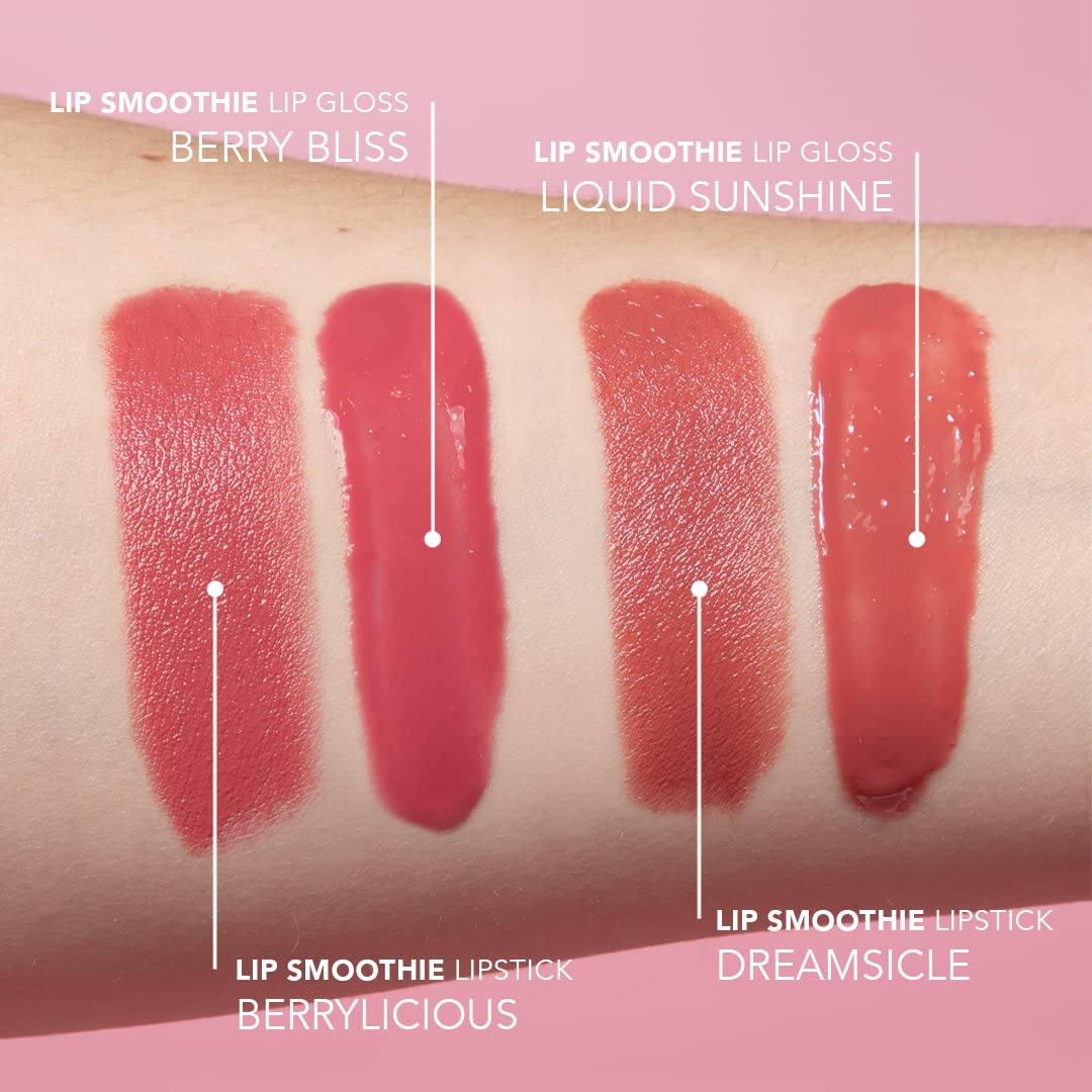 Doll 10 Lip Smoothie Lipstick – Maquillaje de color de labios teñido superalimento ligero y nutritivo hecho a mano (reamsicle)