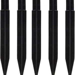 Maxmoral 5 unids luces solares de antorcha de repuesto estacas de tierra de plástico al aire libre piezas accesorios para jardín césped luces Maxmoral 5 unids luces solares de antorcha de repuesto estacas de tierra de plástico al aire libre piezas accesorios para jardín césped luces