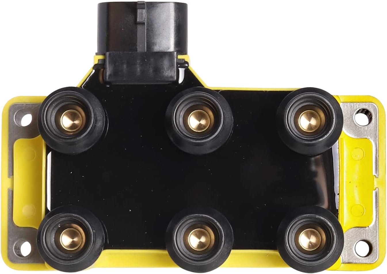 ENA Paquete de bobinas de encendido amarillo compatible con Mercury Ford Mazda F150 Explorer Mustang Mystique E150 Econoline Ranger B3000 B4000