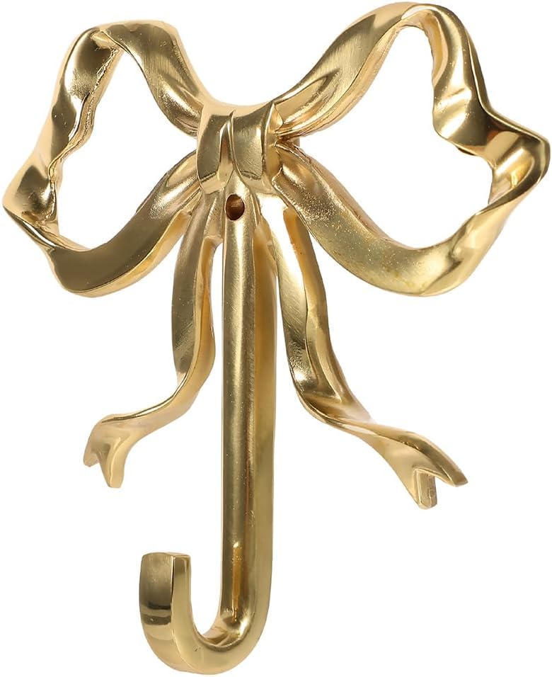 Zerodeko Gancho de lazo para colgar en la puerta, gancho de clavija de pared, ganchos de puerta, ganchos decorativos, gancho de cocina, gancho para
