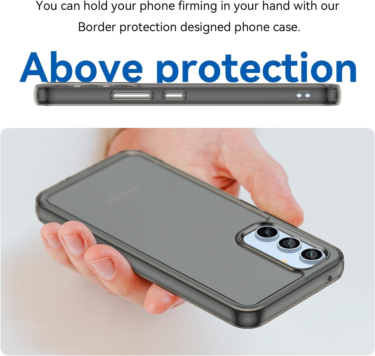 KOARWVC Funda transparente para Galaxy A54 5G, Samsung A54 SM-A546U, funda suave y transparente de TPU a prueba de golpes, funda delgada para