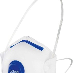 Dräger X-plore 1350 – Respirador de partículas con válvula de exhalación, paquete de 10, tamaño ML, máscara antipolvo con certificación NIOSH Dräger X-plore 1350 – Respirador de partículas con válvula de exhalación, paquete de 10, tamaño ML, máscara antipolvo con certificación NIOSH