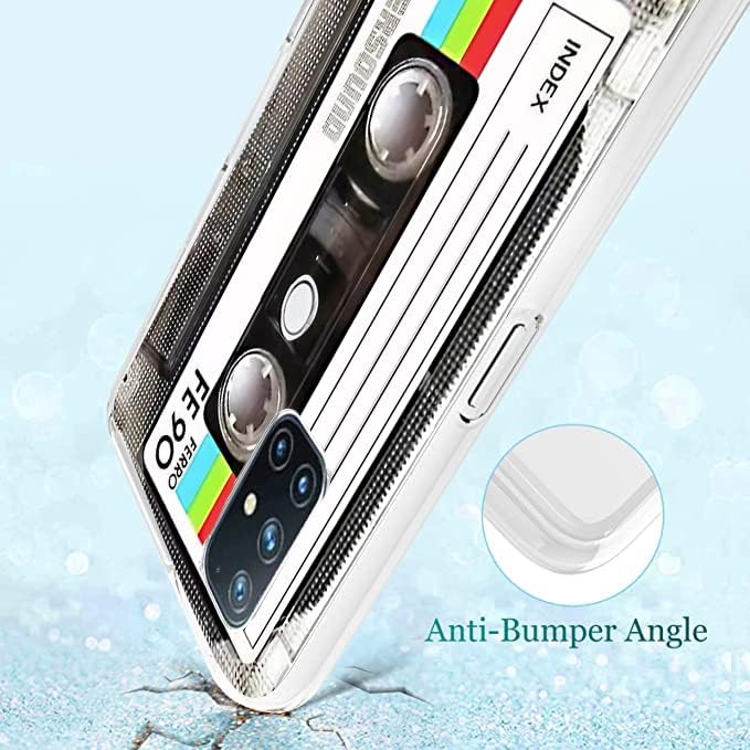 Compatible con OnePlus Nord N10 5G, genial funda vintage de los años 80 y 90, mixtape retro para niñas y mujeres, bonita funda de TPU suave a prueba