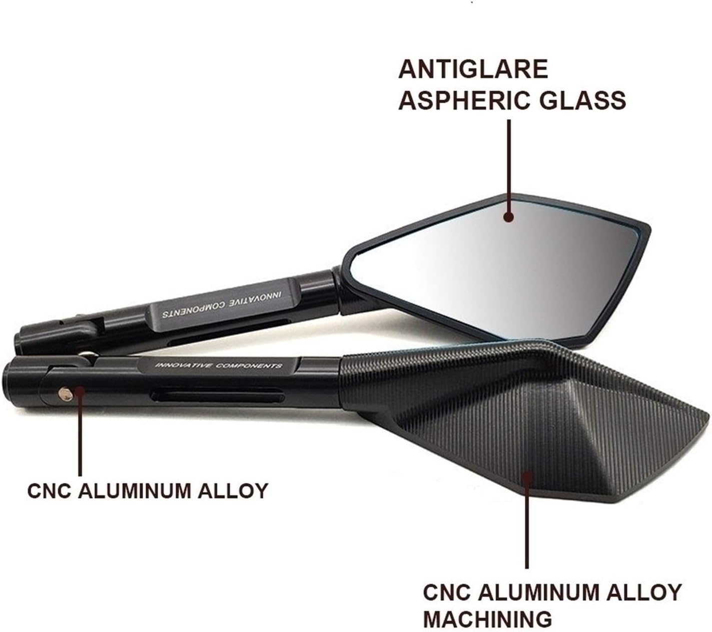 Motorcycle Rearview Mirror Moto Side Mirrors CNC for Kawasaki VERSYS 1000 Z1000 ZX10R ZX12R ZX6R Z650 Z900 Z800 Motorcycle Mirror