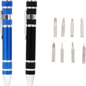 OSALADI 2 unids 8 1 Destornillador Pluma Destornillador Juego de Gafas Kit de Herramientas de Precisión Destornillador Magnético de Bolsillo OSALADI 2 unids 8 1 Destornillador Pluma Destornillador Juego de Gafas Kit de Herramientas de Precisión Destornillador Magnético de Bolsillo