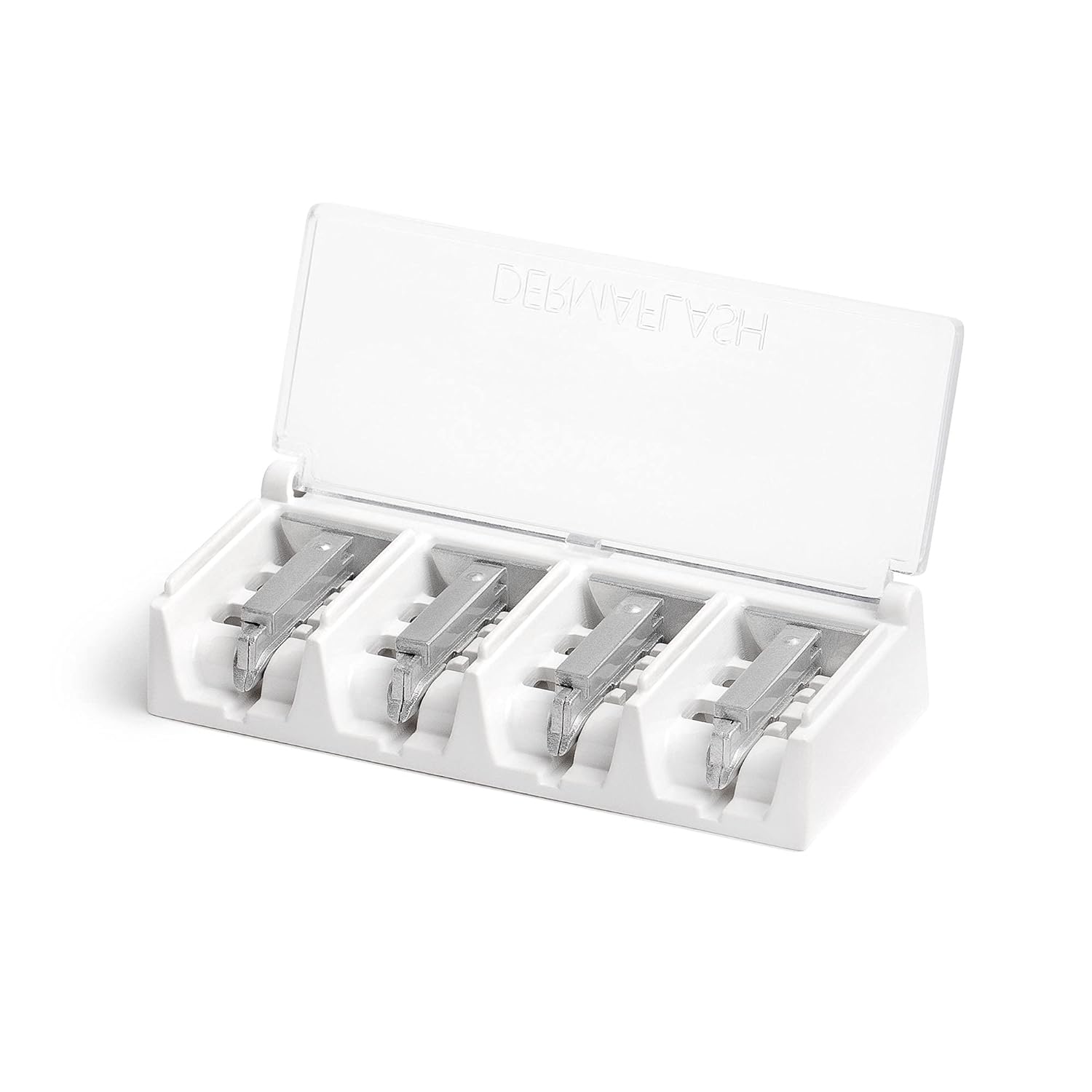 DERMAFLASH Mini juego de reposición de removedor de vello facial con bordes de precisión, 3 pulgadas de largo x 0.7 pulgadas de ancho x 1.5 pulgadas