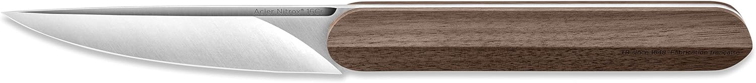 TB Groupe – Cuchillo de pelar Louis – Cuchillo Nitrox de acero inoxidable – 16% cromo – Resistencia excepcional – Fabricado en Francia – 3.5″